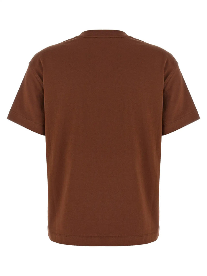 Brunello Cucinelli Brown Cotton T-Shirt