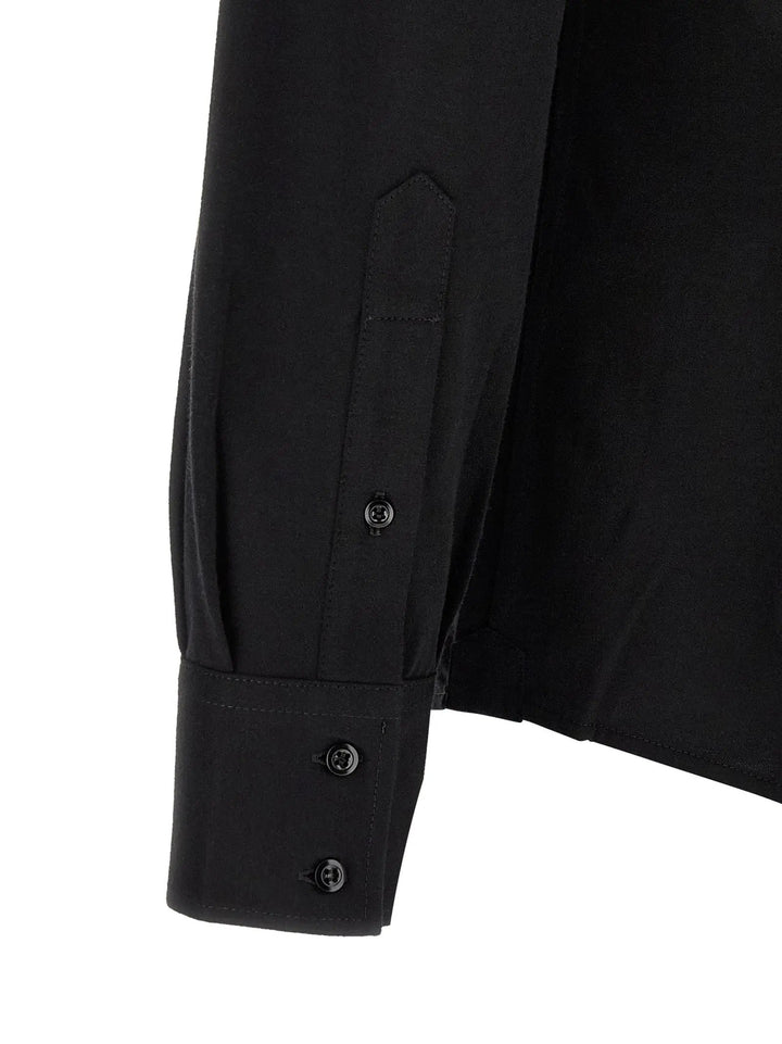 Brunello Cucinelli Black Cotton Blouse