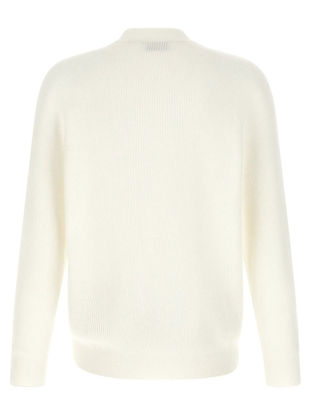 Brunello Cucinelli White Cotton Cardigan