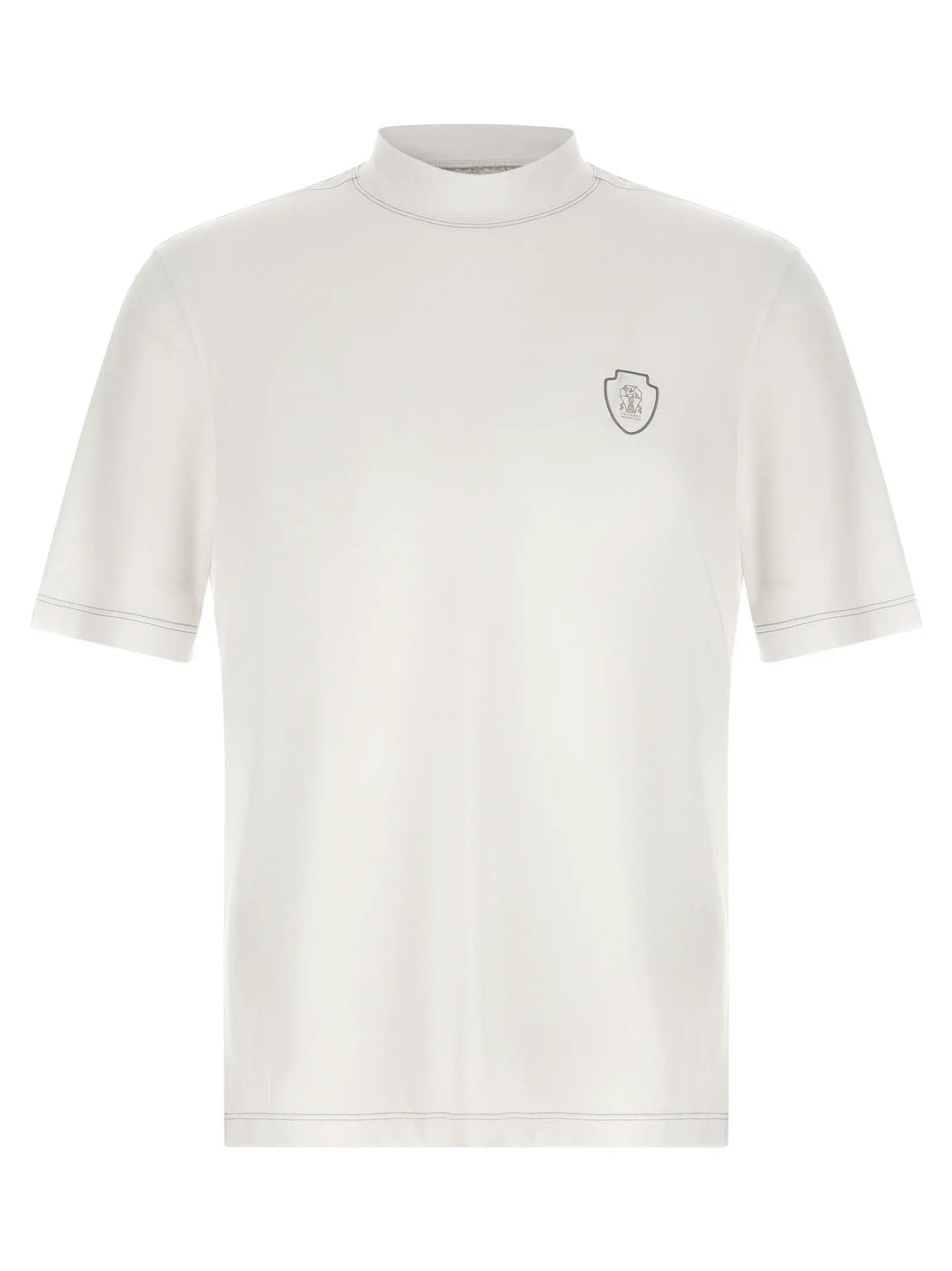 Brunello Cucinelli White Polyamide T-Shirt