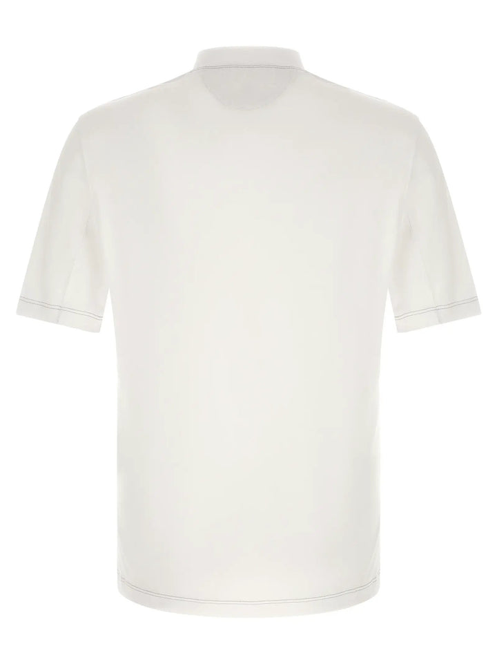 Brunello Cucinelli White Polyamide T-Shirt