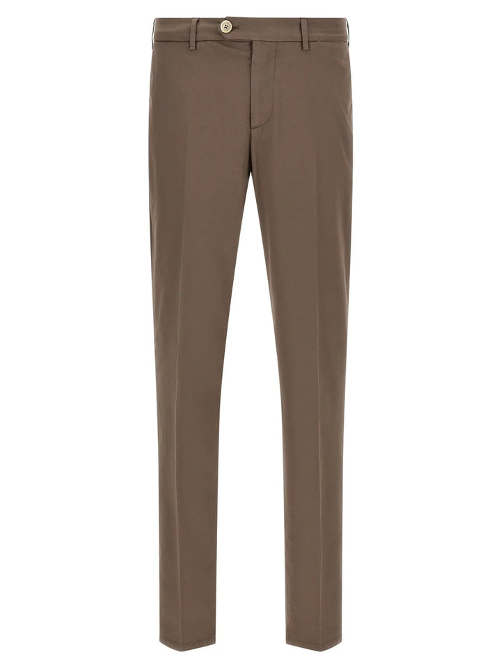 Brunello Cucinelli Beige Cotton Casual Pants