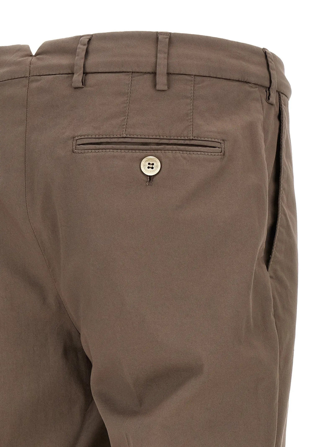 Brunello Cucinelli Beige Cotton Casual Pants