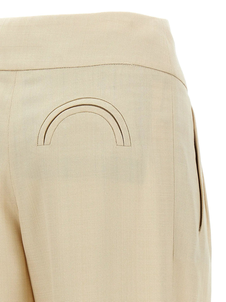 Blazé Milano Beige Viscose Dress Pants