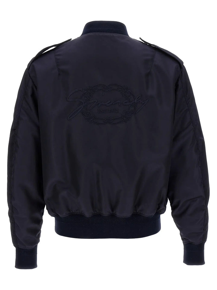 Givenchy Blue Polyamide Bomber