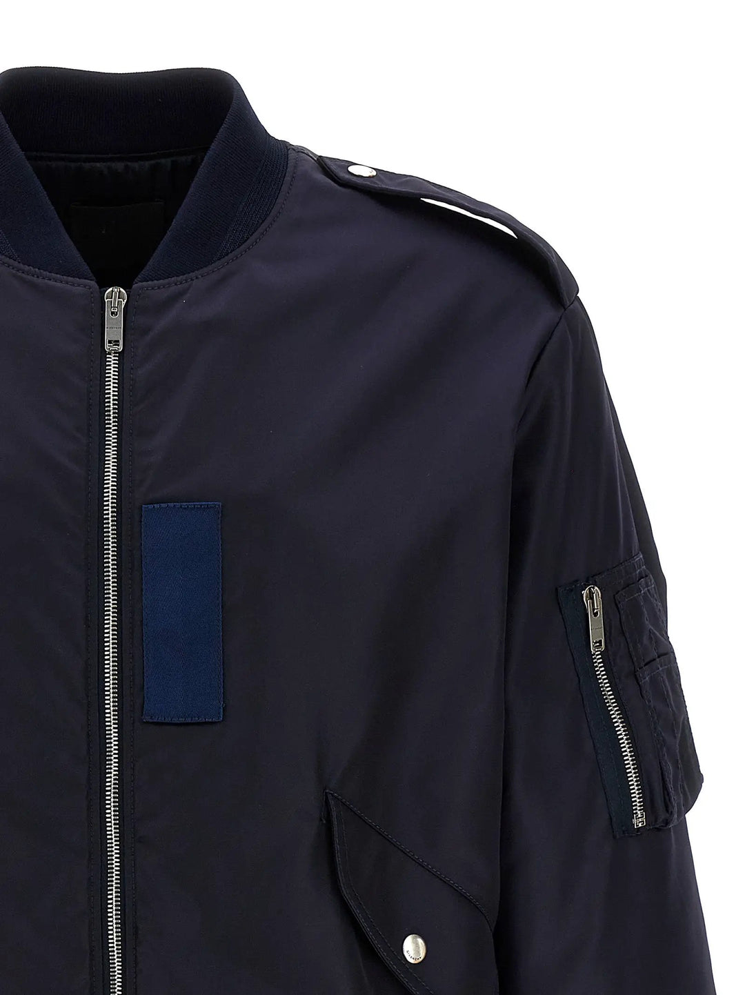 Givenchy Blue Polyamide Bomber