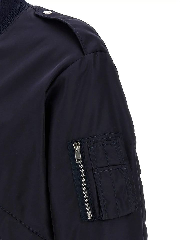 Givenchy Blue Polyamide Bomber