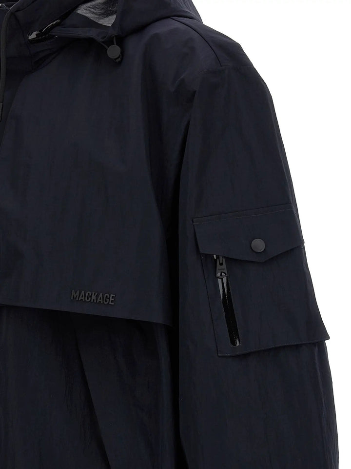 Mackage Blue Polyamide Shell Jacket