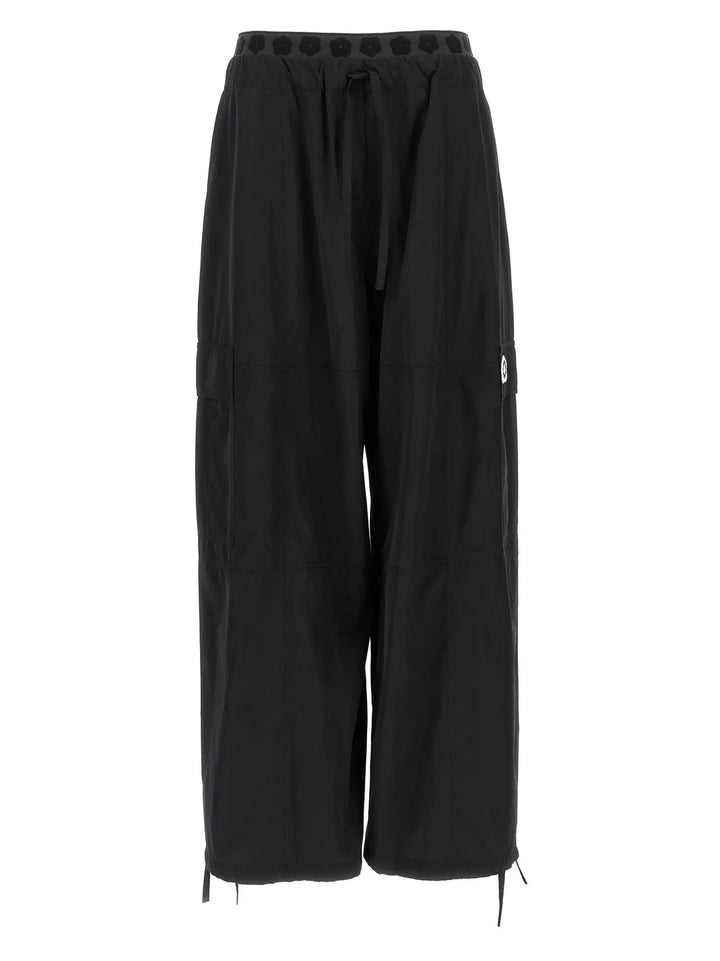 Kenzo Black Polyester Cargo Pants
