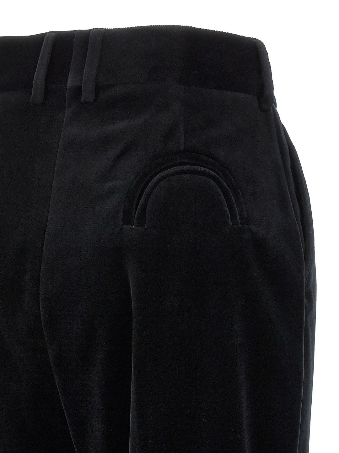 Blazé Milano Black Cotton Dress Pants