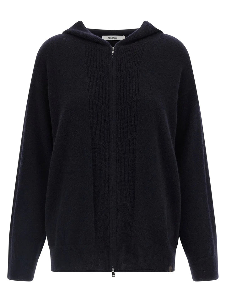 Max Mara Blue Cashmere Cardigan