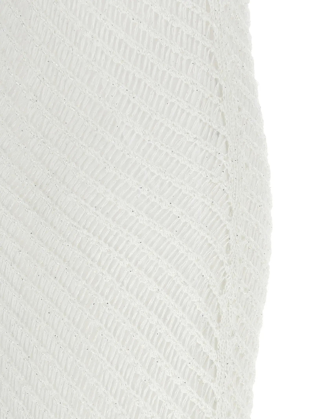 PINKO White Polyester Long Dress