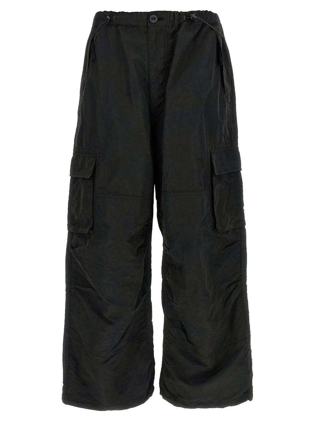 Comme Des Garçons Black Nylon Cargo Pants