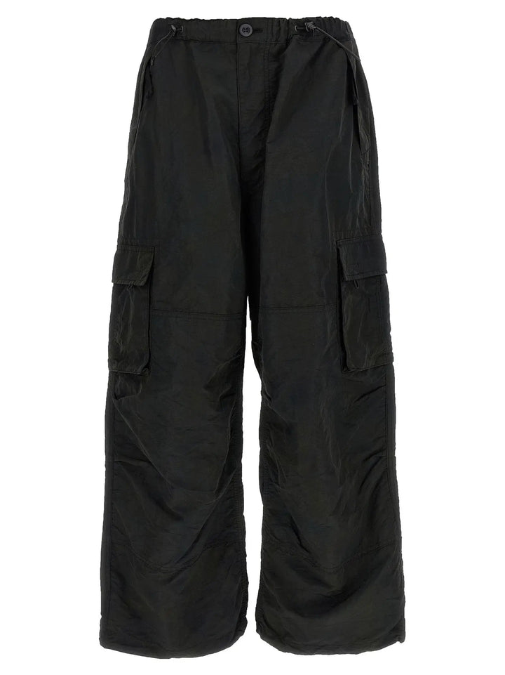 Comme Des Garçons Black Nylon Cargo Pants