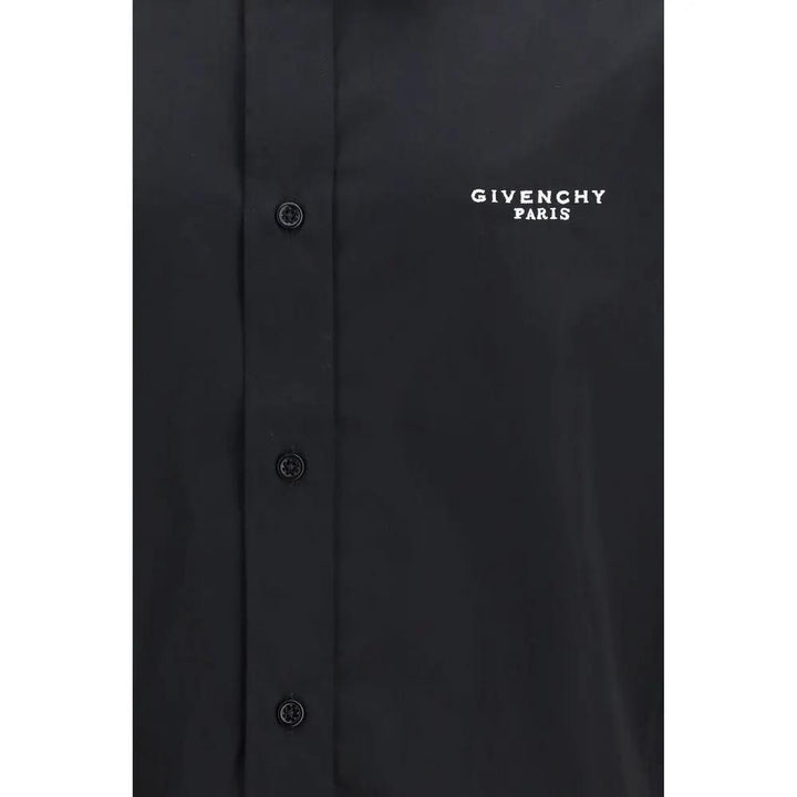 Givenchy Black Cotton Dress Shirt