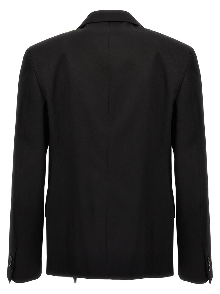 Off-White Black Wool Blazer