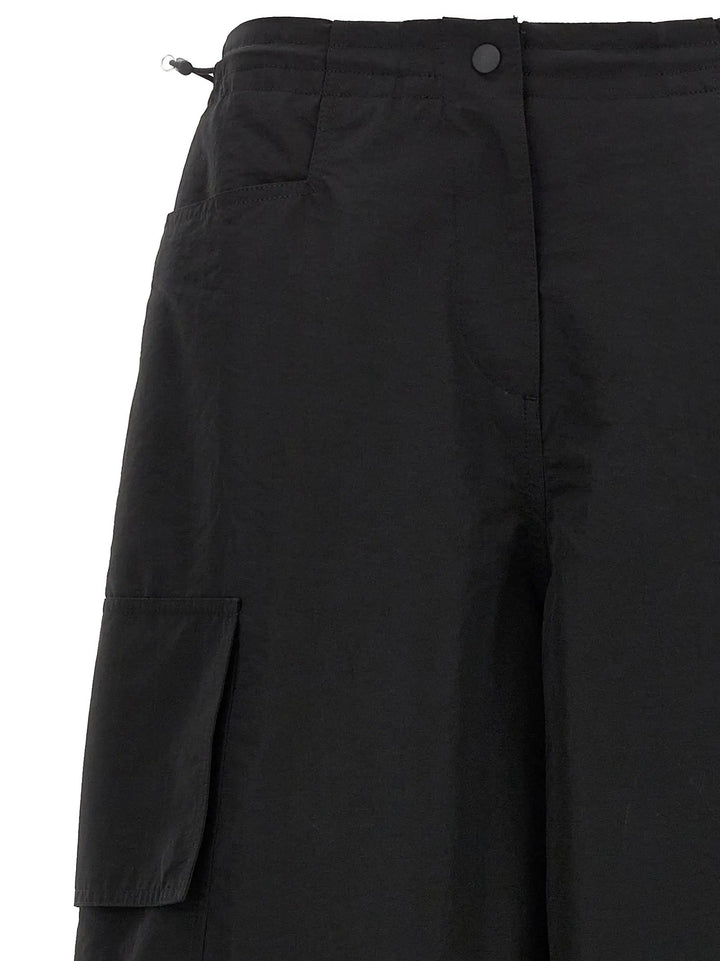 Palm Angels Black Polyamide Casual Pants