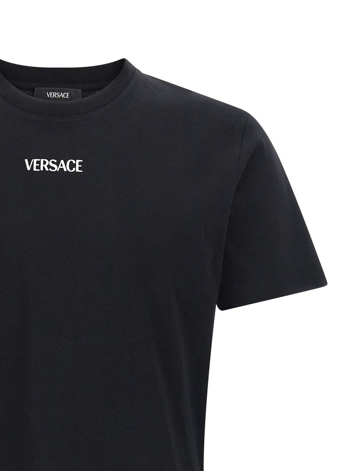 Versace Black Cotton T-Shirt
