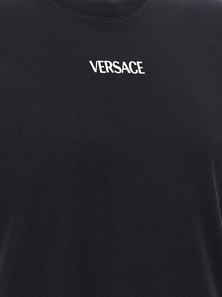 Versace Black Cotton T-Shirt