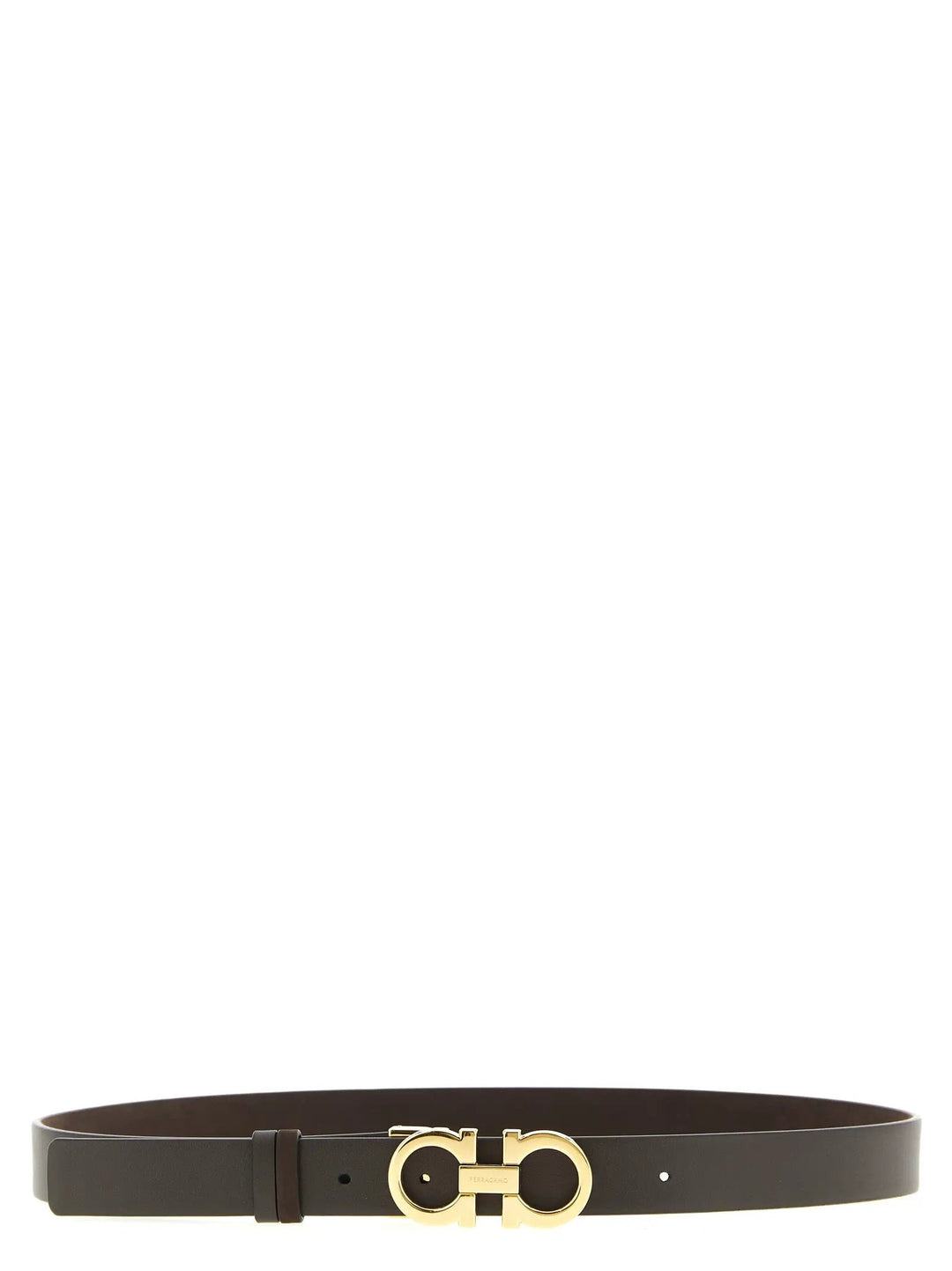 Ferragamo Brown Calfskin Regular Belt