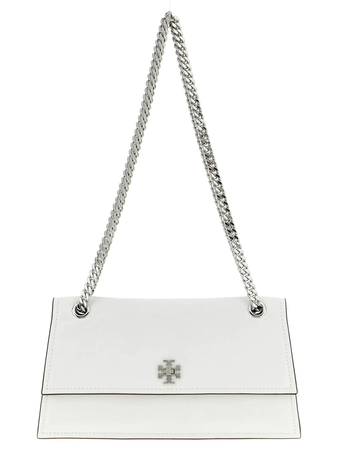 Tory Burch White Lamb Leather Shoulder Bag
