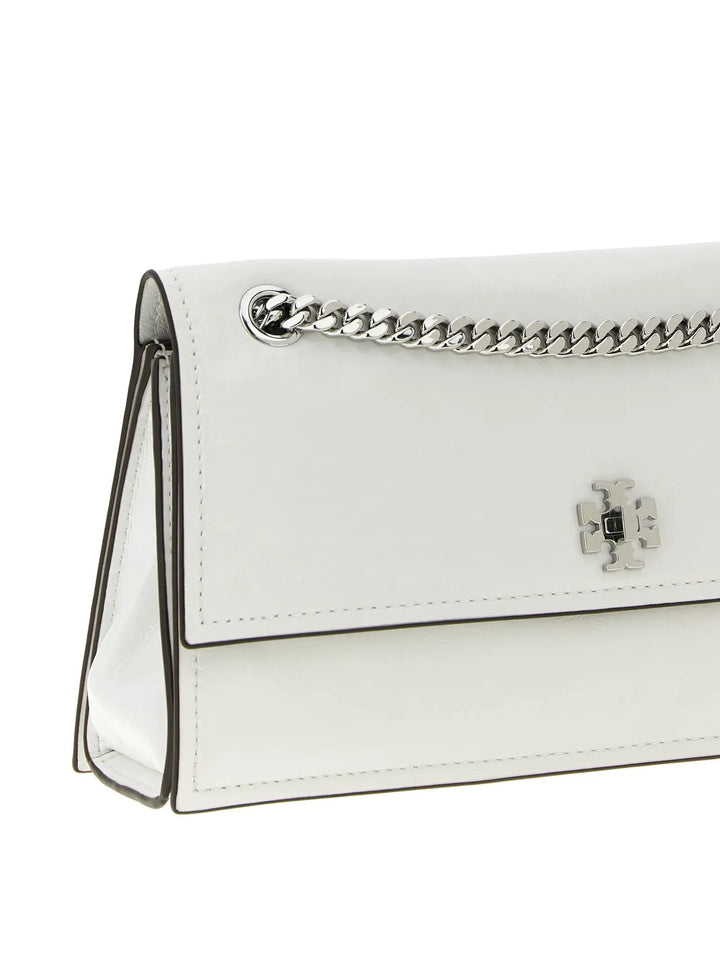 Tory Burch White Lamb Leather Shoulder Bag