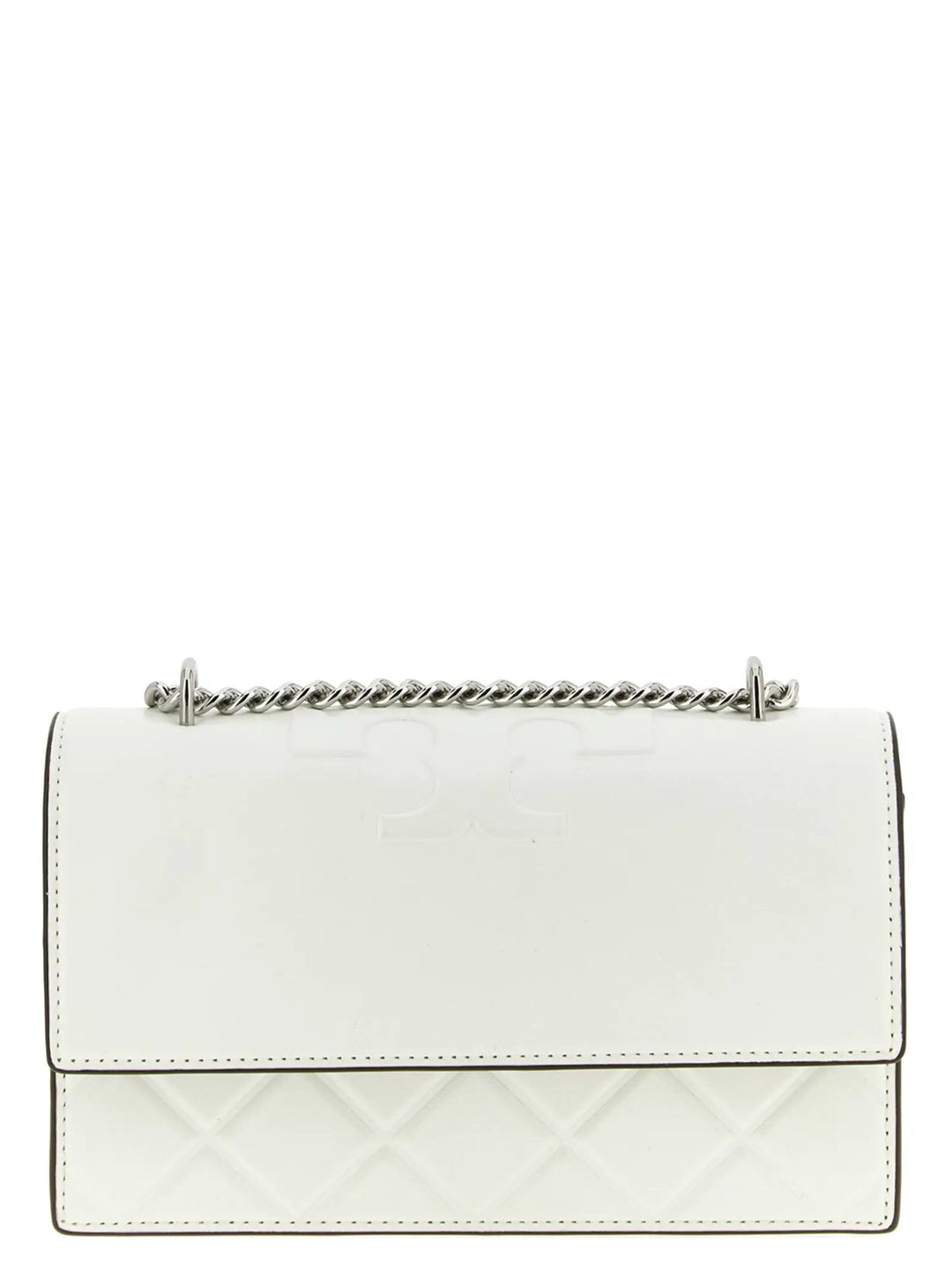 Tory Burch White Goatskin Crossbody Bag