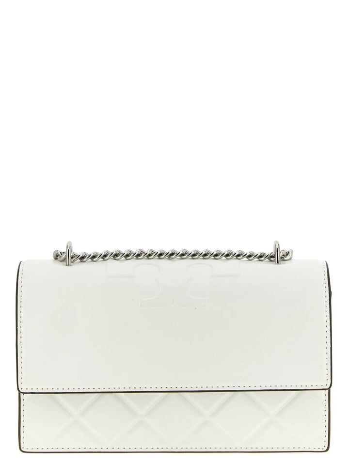 Tory Burch White Goatskin Crossbody Bag