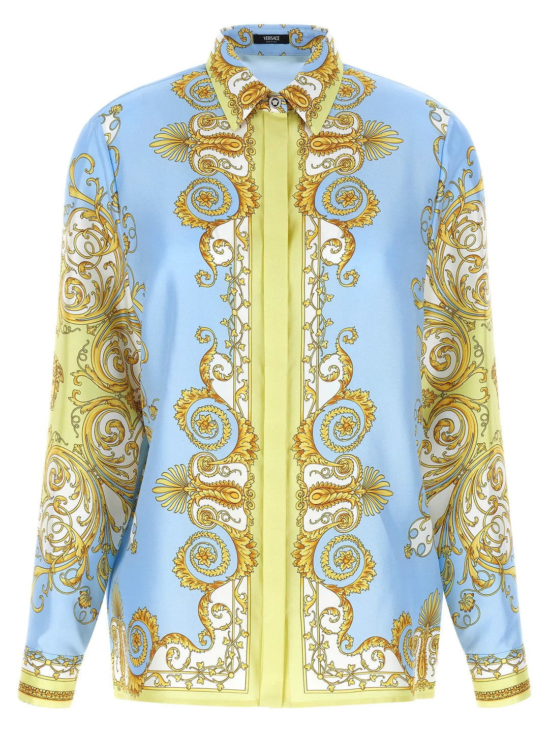 Versace Multicolor Silk Blouse