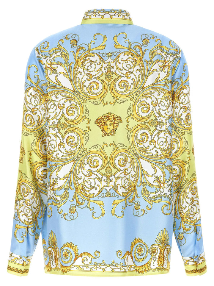 Versace Multicolor Silk Blouse