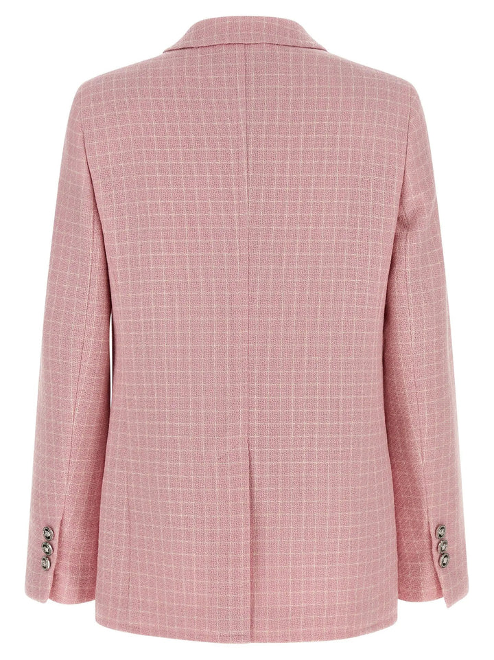 Versace Multicolor Virgin Wool Blazer