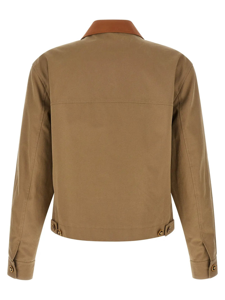 Versace Beige Cotton Jacket