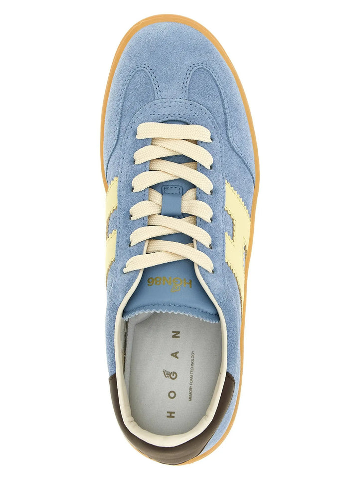 Hogan Blue Calfskin Sneakers