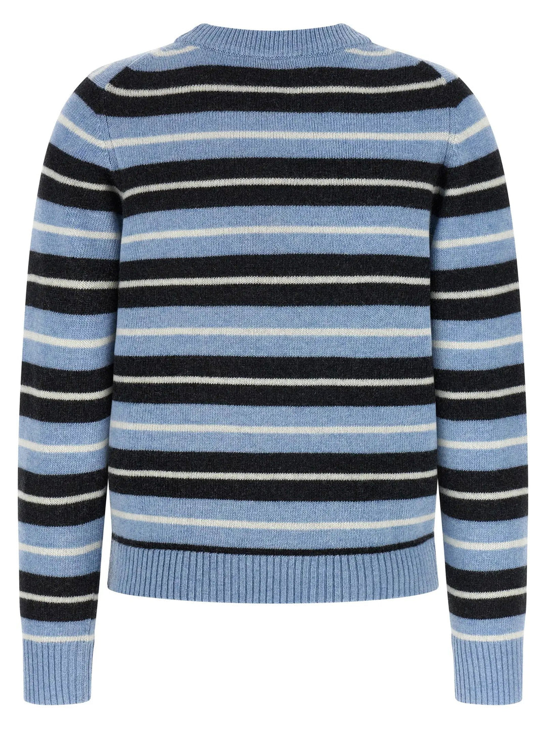 Ganni Blue Wool Cardigan