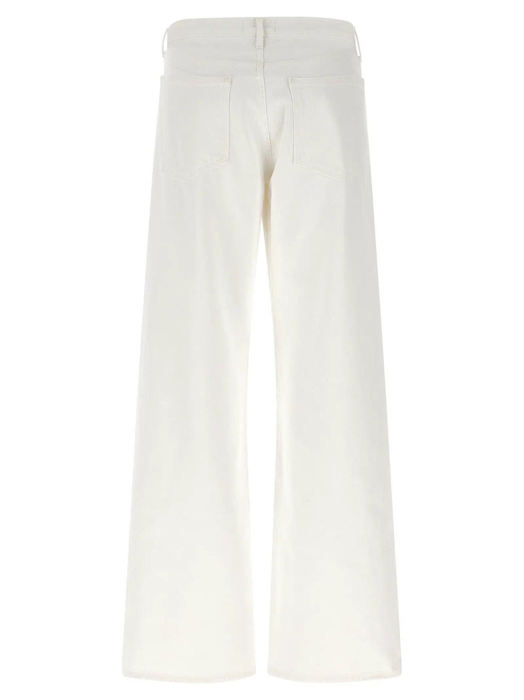 Agolde White Cotton Jeans Denim
