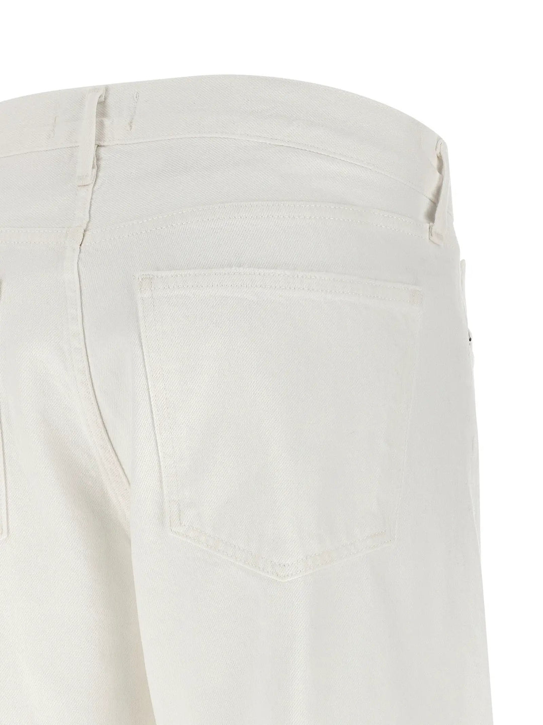 Agolde White Cotton Jeans Denim