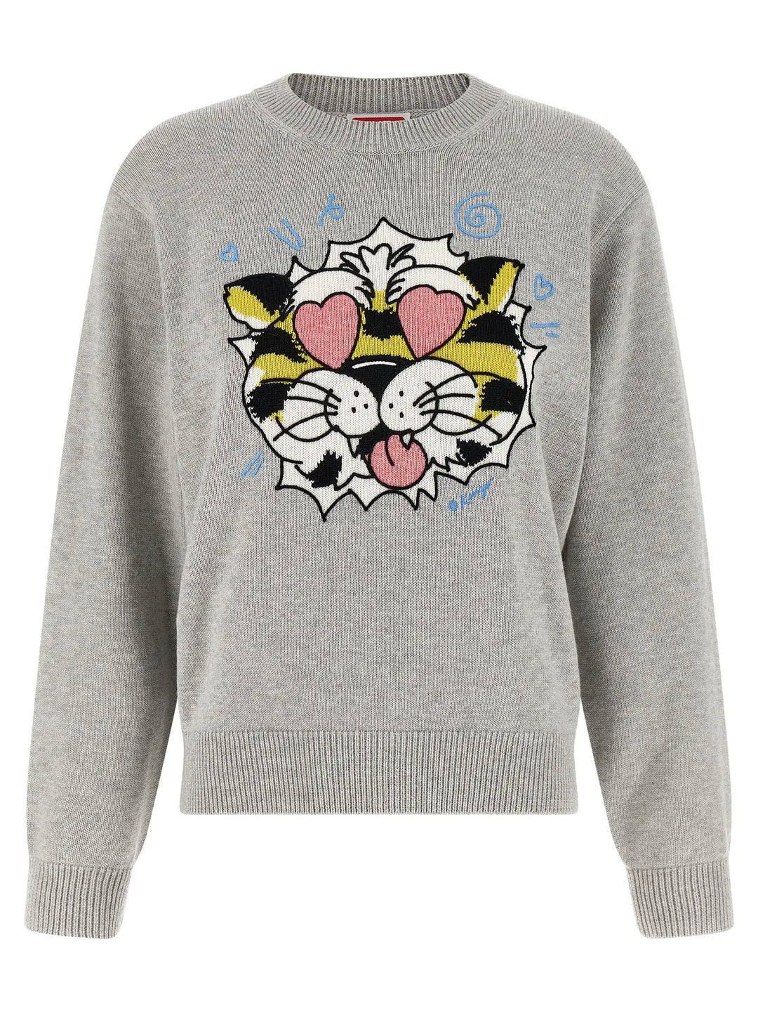 Kenzo Gray Wool Cardigan