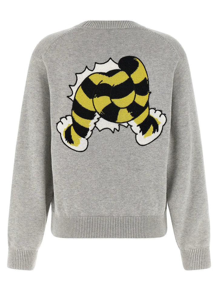 Kenzo Gray Wool Cardigan