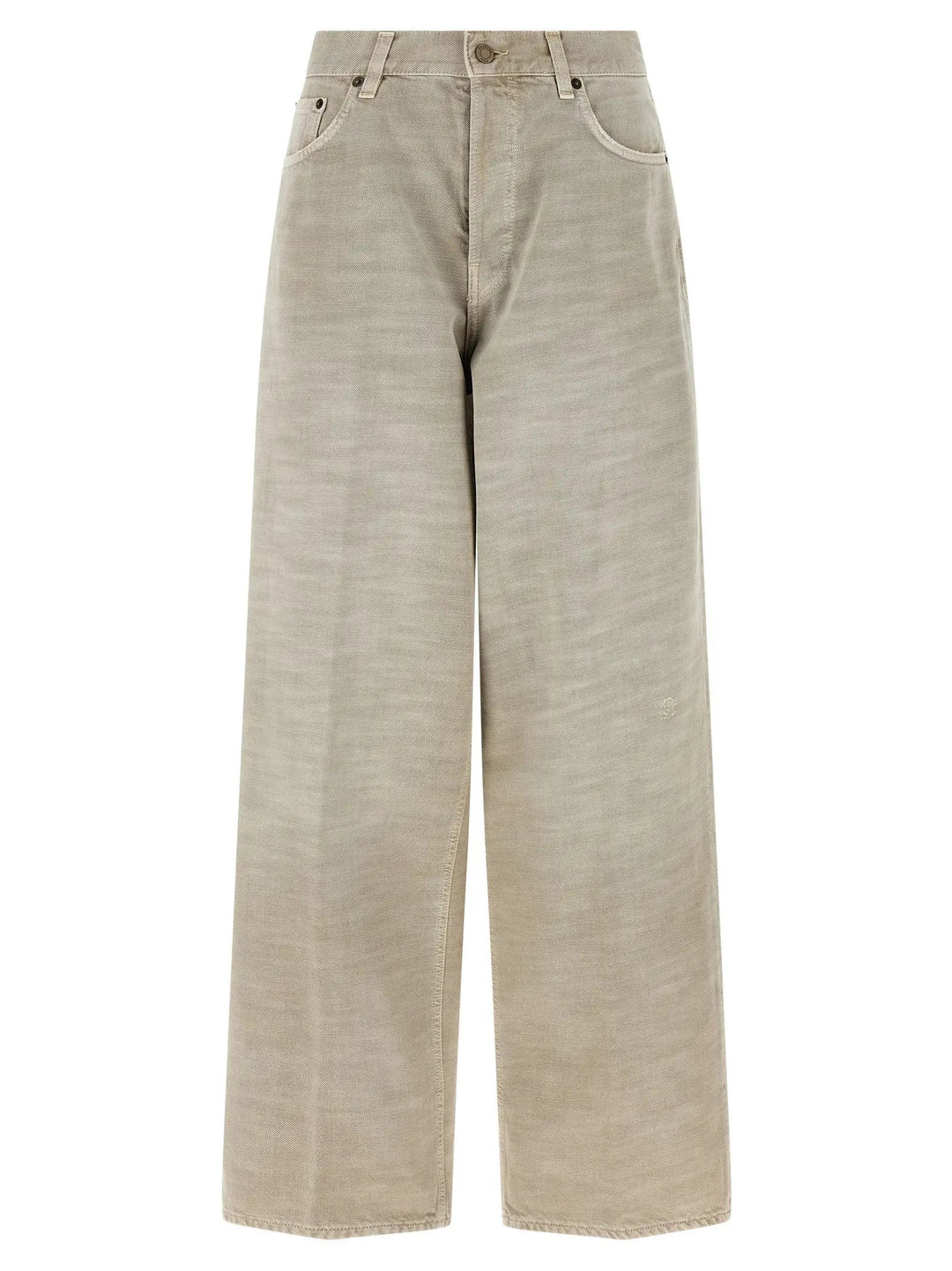 Haikure Gray Cotton Jeans Denim