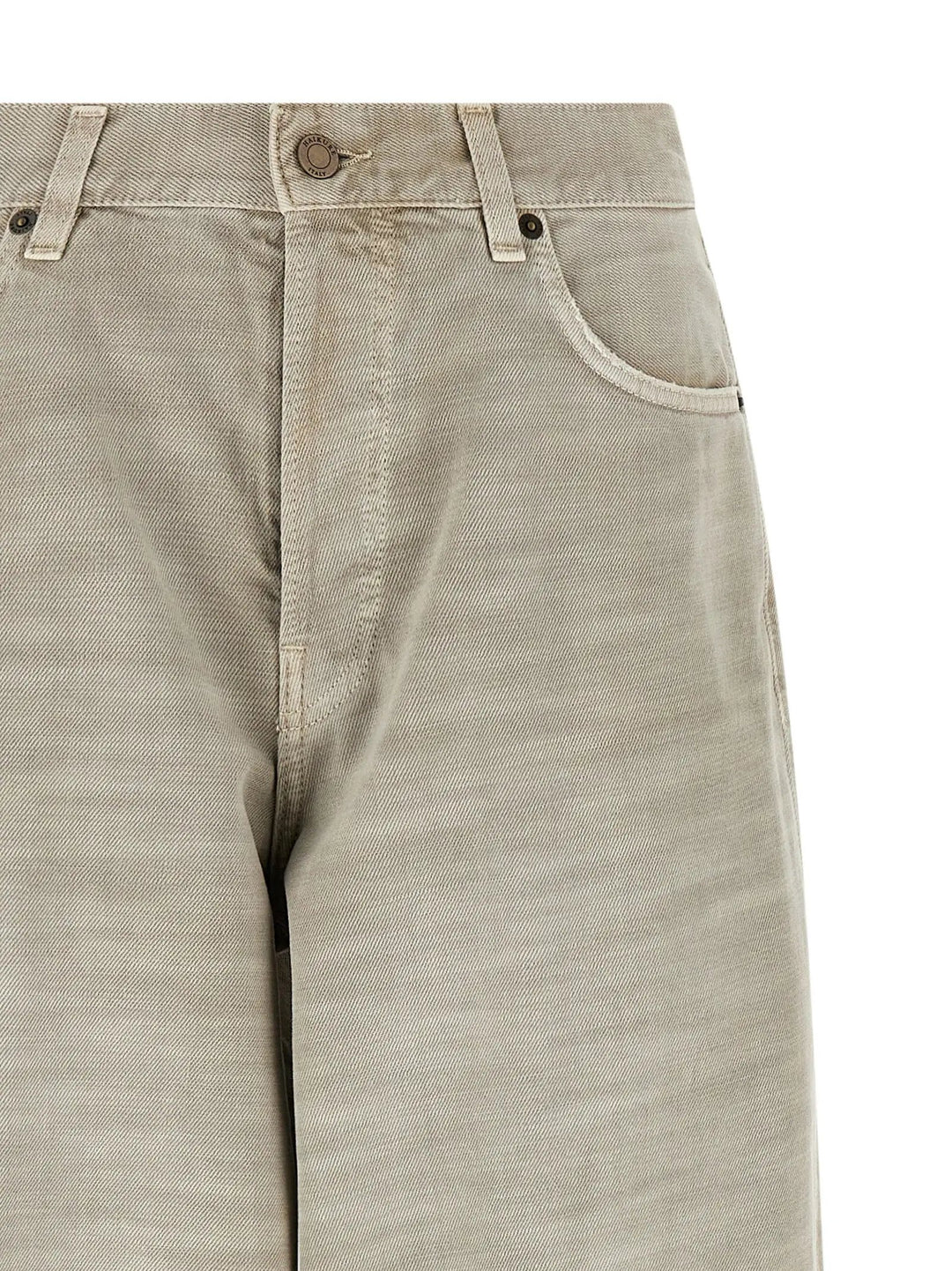 Haikure Gray Cotton Jeans Denim