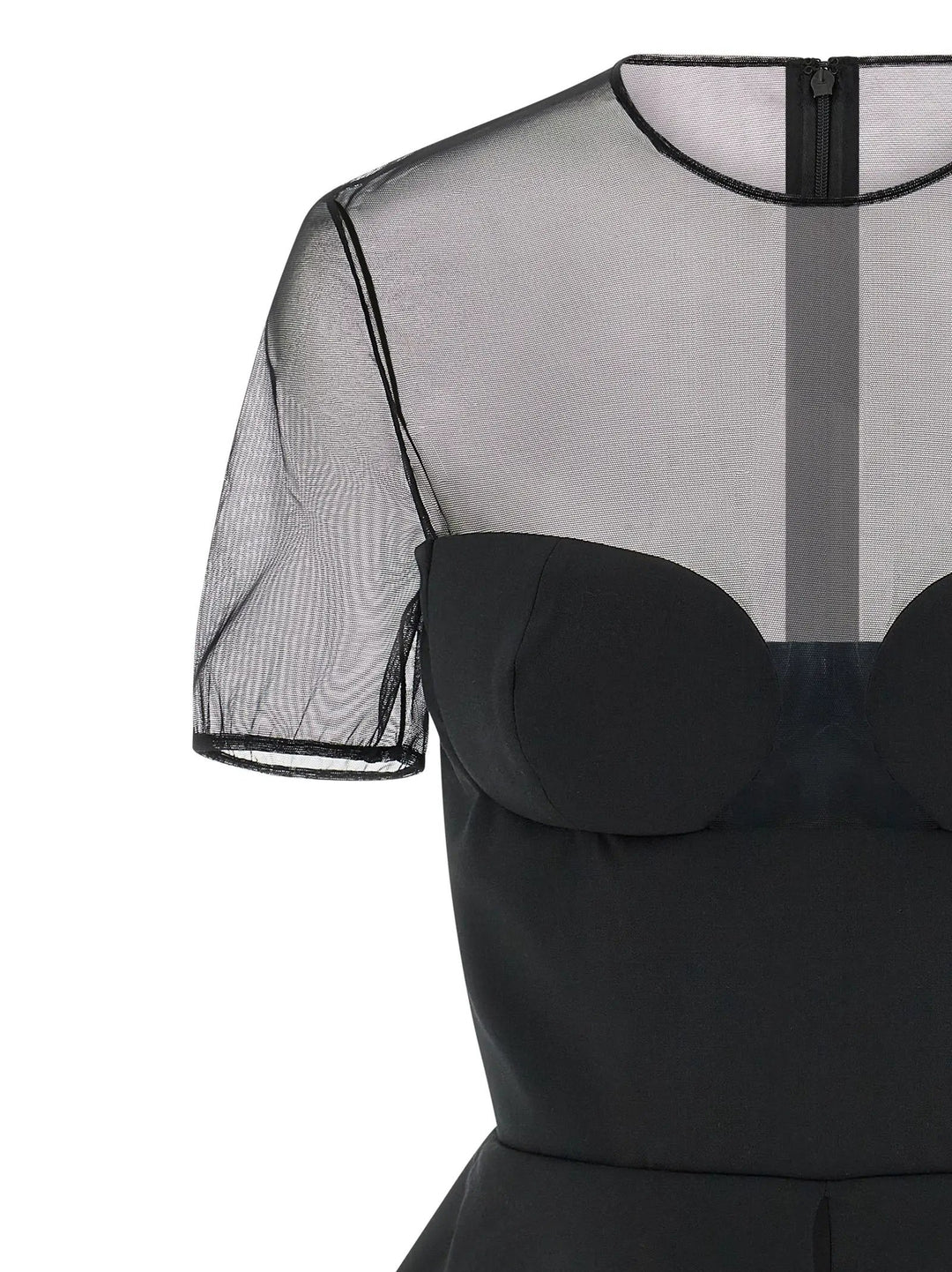 Nensi Dojaka Black Virgin Wool Tank Tops