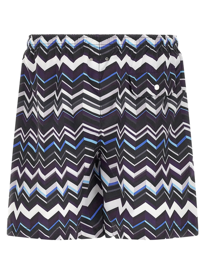 Missoni Multicolor Polyester Swim Shorts