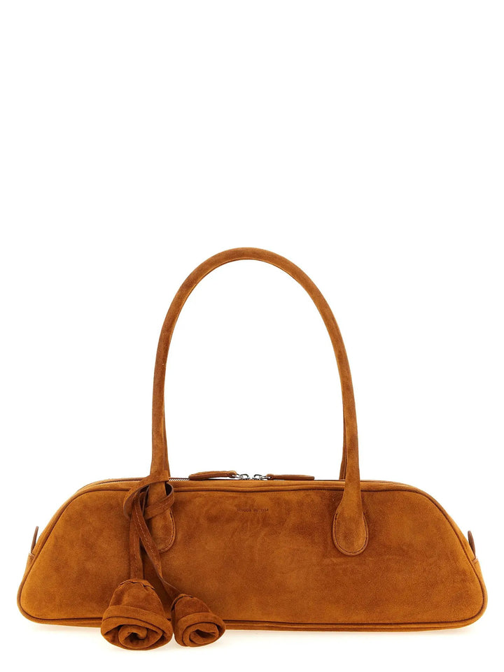 Magda Butrym Brown Calfskin Shoulder Bag