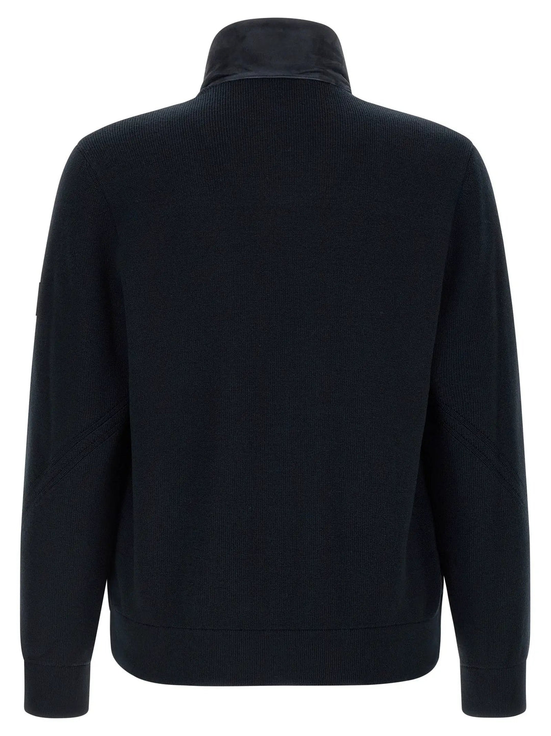 Mackage Blue Virgin Wool Full-Length Jacket