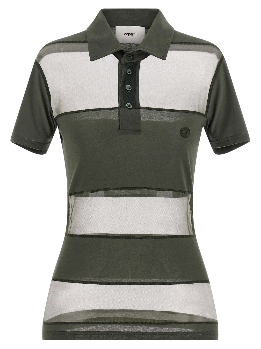 Coperni Bicolor Cotton Polo Shirt