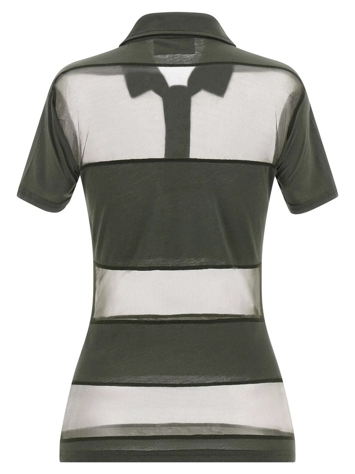 Coperni Bicolor Cotton Polo Shirt
