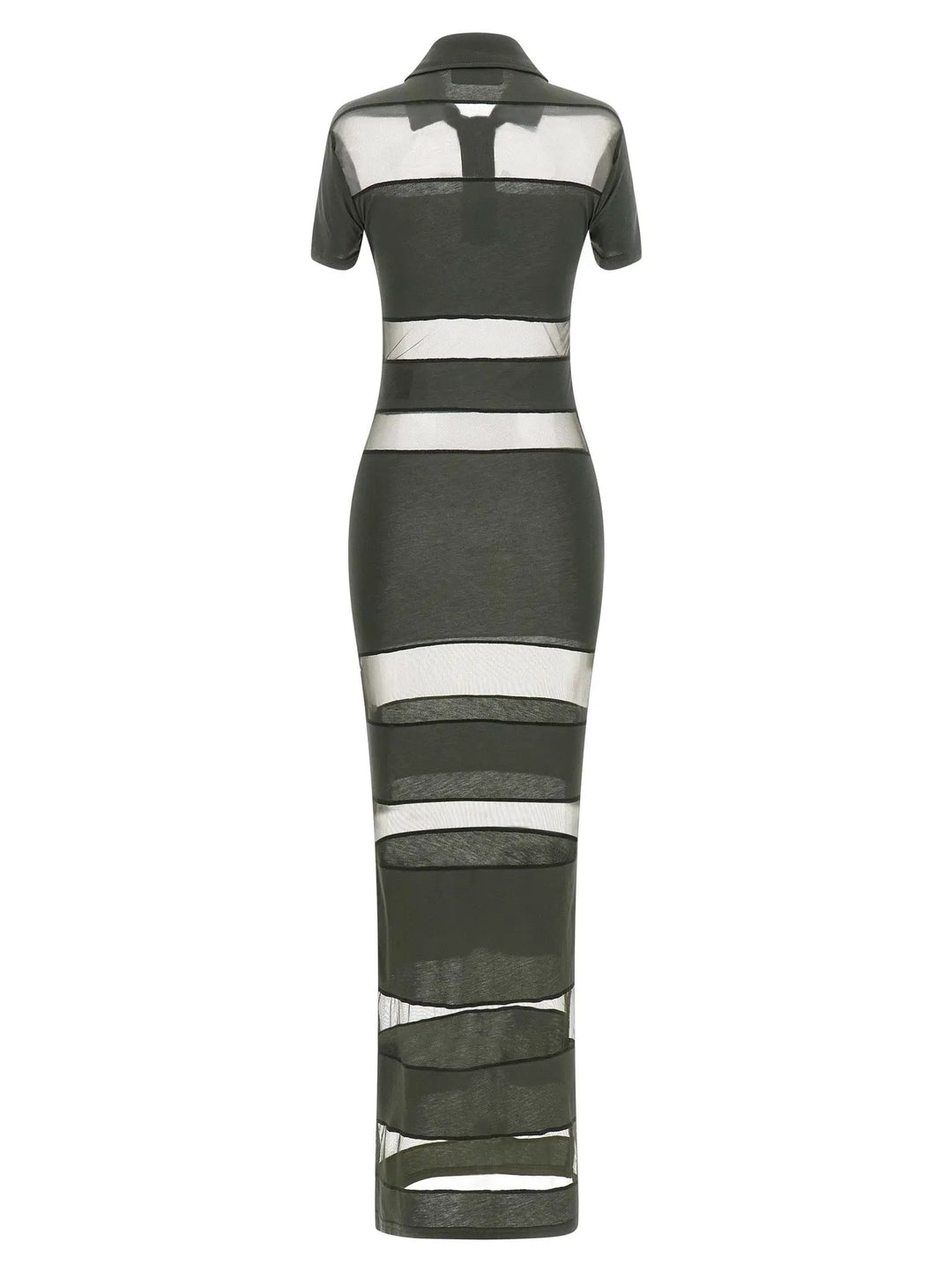 Coperni Bicolor Cotton Long Dress