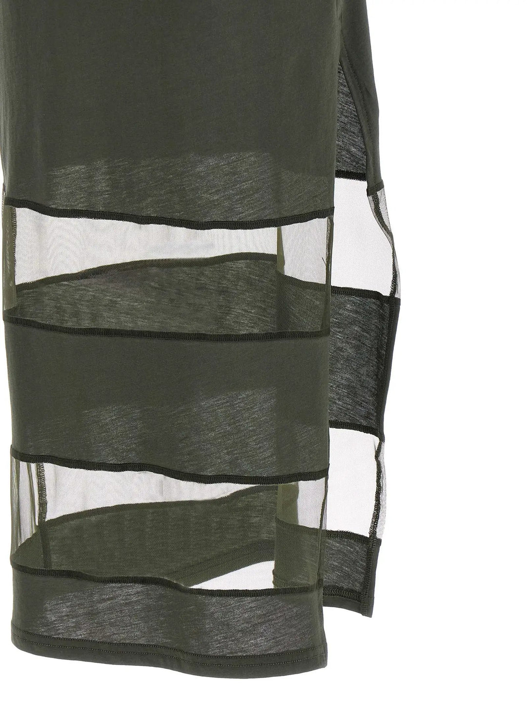Coperni Bicolor Cotton Long Dress