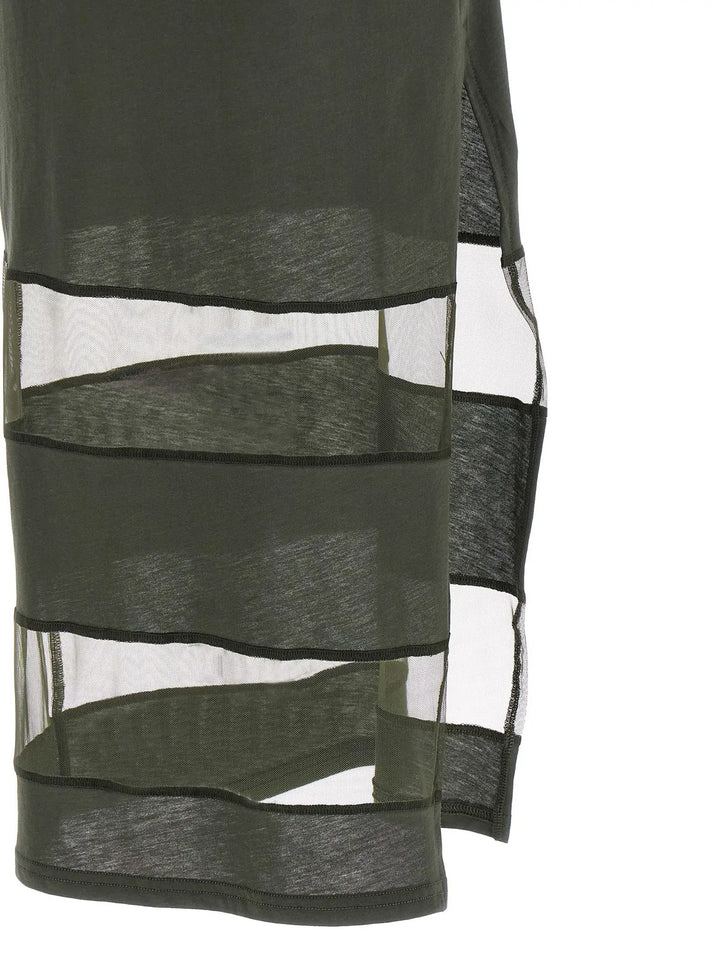 Coperni Bicolor Cotton Long Dress