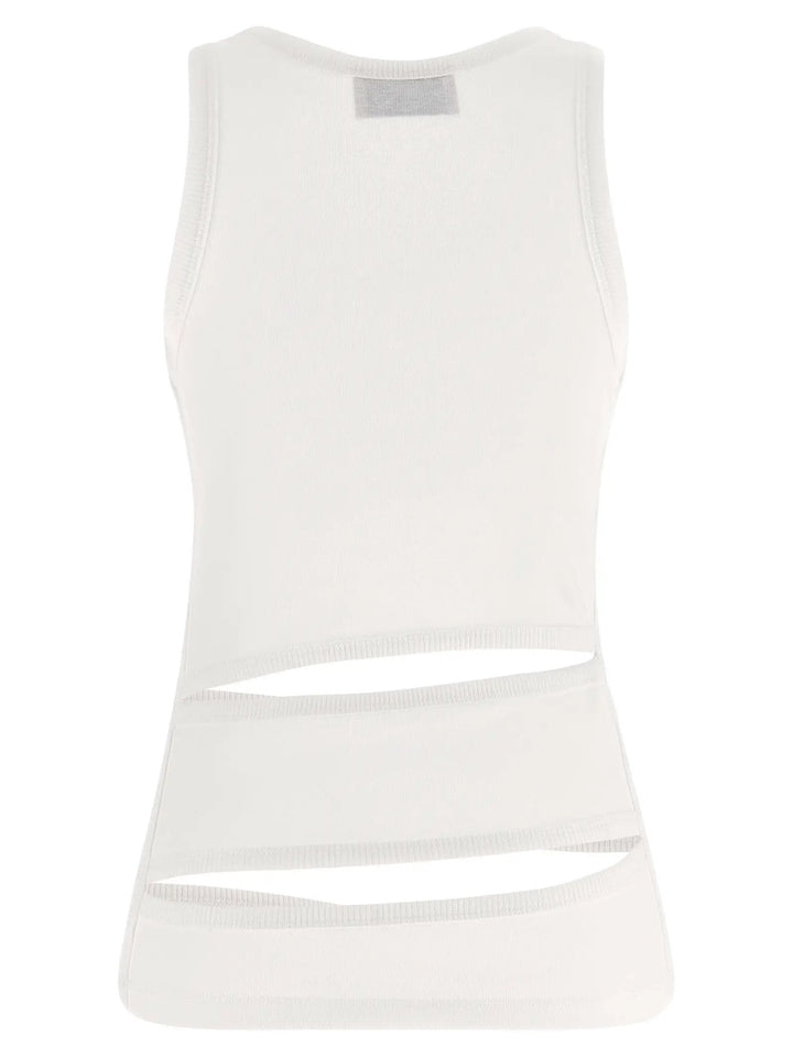 Coperni White Organic Cotton Tank Tops